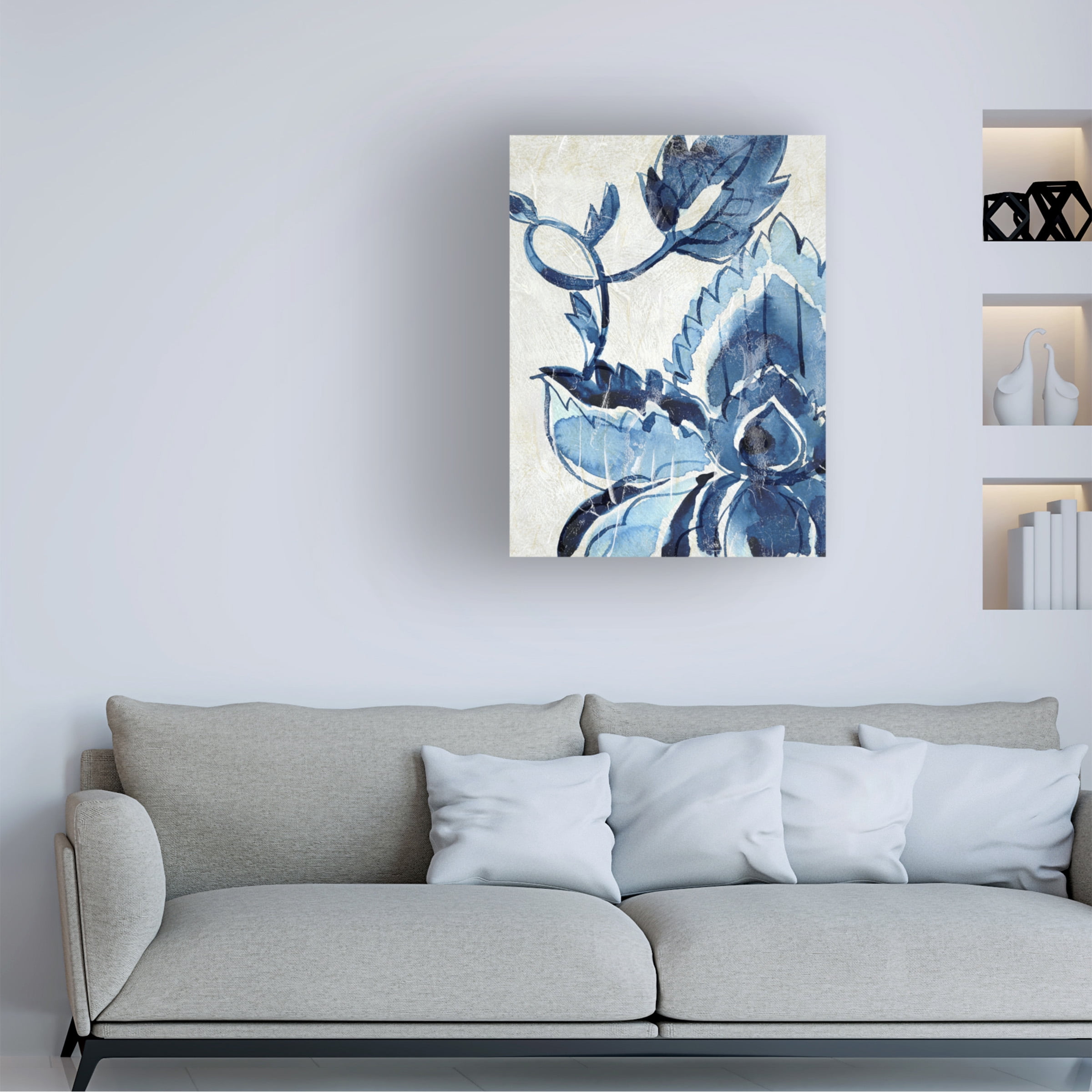 Chariklia Zarris 'Porcelain Sample IV' Canvas Art