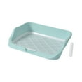 thumbnail image 4 of jesticaly Toilette pour Animaux Réutilisable Confortable Tapis de Propreté pour Chien pour Chiot Intérieur Petits Animaux Vert Bleu Clair 54x45x13cm, 4 of 6