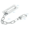 thumbnail image 1 of Stainless Steel Door Lock Anti-theft Chain Security Door Lock Silver Chain With Screw Lock, 1 of 8