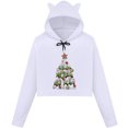 thumbnail image 1 of Sudadera informal de manga larga con capucha y estampado navideño para mujer Fridja FKASFK5399, 1 of 3