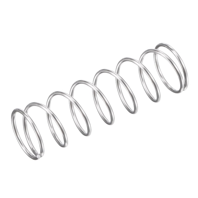 Unique Bargains 16mmx1.2mmx50mm 304 Ressort de Compression en Acier Inoxydable 15,7n Capacité de Charge 10 Pièces