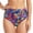 Navy, variant on Bikini Bottoms For Women Tummy Control High Cut Bathing Suit Comfortable Floral Print Ruched Scrunch Swim Bottom Yellow M