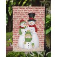 thumbnail image 3 of Snowman Family Snowpeople Garden Flag, 3 of 3