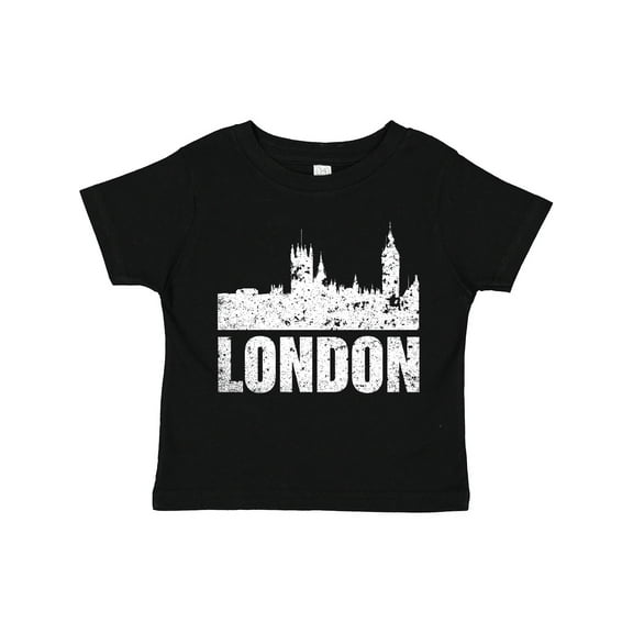 Inktastic London England City Skyline with Grunge Boys or Girls Toddler T-Shirt