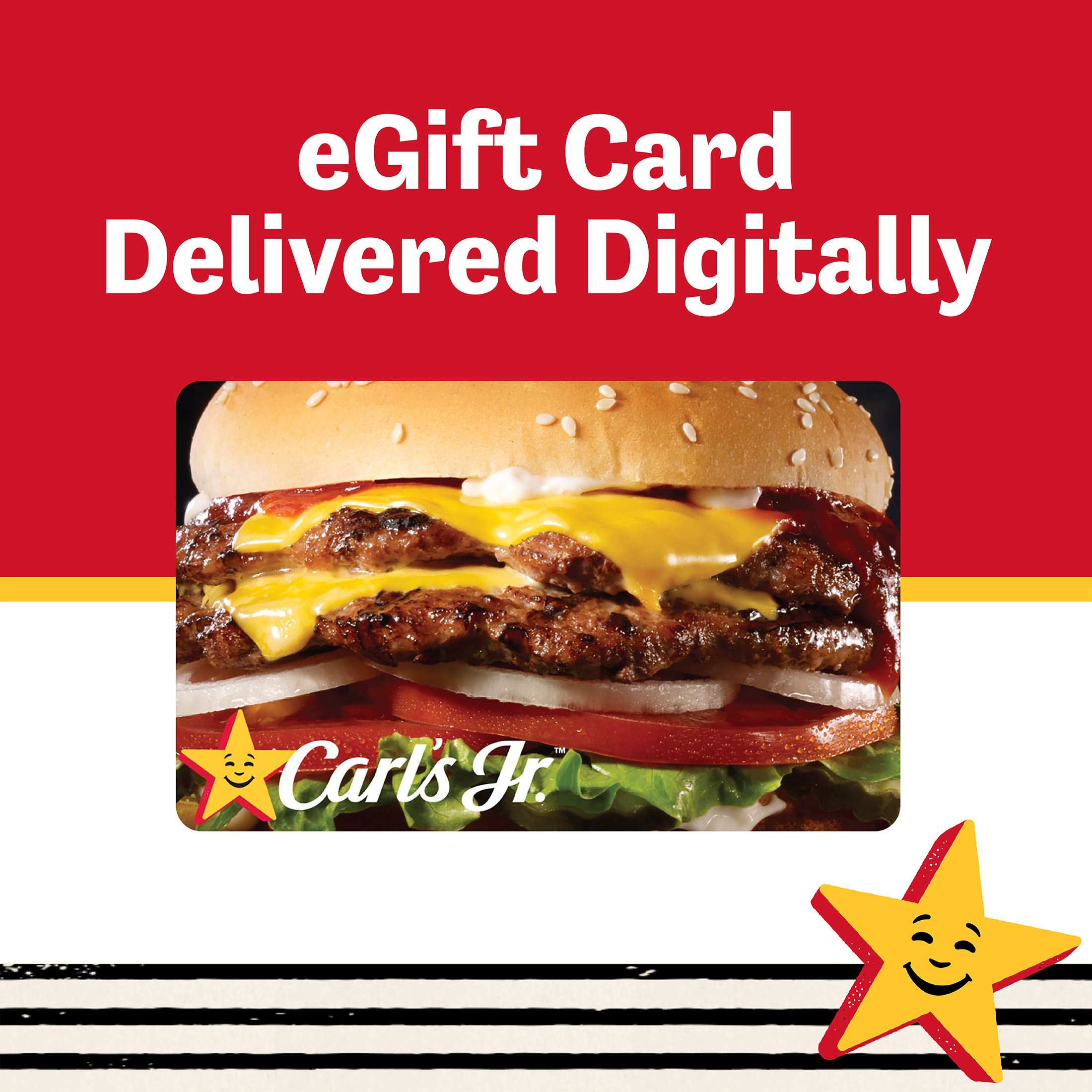 Carls Jr eGift Card [Email Delivery]