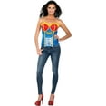 thumbnail image 2 of Adult Womens Sexy DC Wonder Woman Corset Costume Accessory Large Size 10-12, 2 of 2