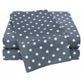 thumbnail image 1 of Impressions CR600TWSH PDGR Coton Riche 600 Fil Compter Polka Dot Simple Sheet Set&44; Gris, 1 of 1