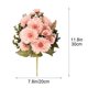 thumbnail image 4 of Lekihaqq Artificial Flowers Home Decoration Handheld Flower Wall Wedding Decor Simulated Silk Plants Bouquet Realistic Fake Blossoms Party Garden Office Centerpiece, 4 of 6