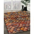 thumbnail image 3 of Ahgly Company Machine Washable Indoor Rectangle Contemporary Tomato Red Area Rugs, 5' x 7', 3 of 7