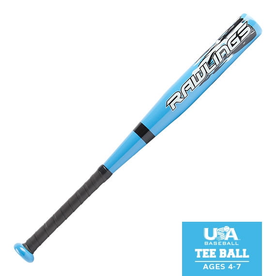 Rawlings Blue Youth T-Ball Bat, 24 inch (-12)