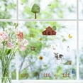 thumbnail image 5 of 1set 8 Sheets 8 styles PVC Waterproof Wall Stickers Self-Adhesive Decals for Window or Stairway Home Decoration Rectangle Farm Animal 200x145mm about 1 sheets/style, 5 of 9