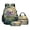 Green and Yellow - Jumping Spider, variant on DISNIMO 3PCS Backpack Set with Lunch Box and Pencil Case, Jumping Spider Printed Girls Schoolbag for Preschool Primary Junior High, Large Lightweight Student Backpack Travel Daypack