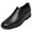 Black, variant on CMR CHAMARIPA Slip-On Height Increasing Shoes For Men - Black Calfskin Men's Dress Shoes That Make You Taller 2.76 Inches / 7 CM