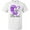 AA-White, variant on Inktastic Care, Support, Cure Alzheimers Awareness T-Shirt