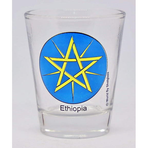 Ethiopia Coat Of Arms Shot Glass