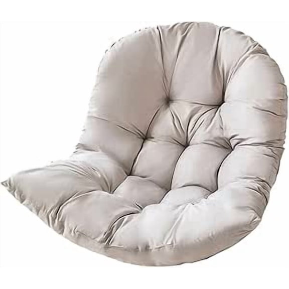 Egg Chair Outdoor Hammock Seat Cushion, Swing Hanging Chair Cushion for Indoor Outdoor Lounge Camping Yard Patio Garden Chair - Dark Grey