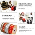 thumbnail image 3 of FELTECHELECTR 1 rollo de cinta decorativa navideña, cinta para envolver regalos, cinta navideña DIY, 3 of 5