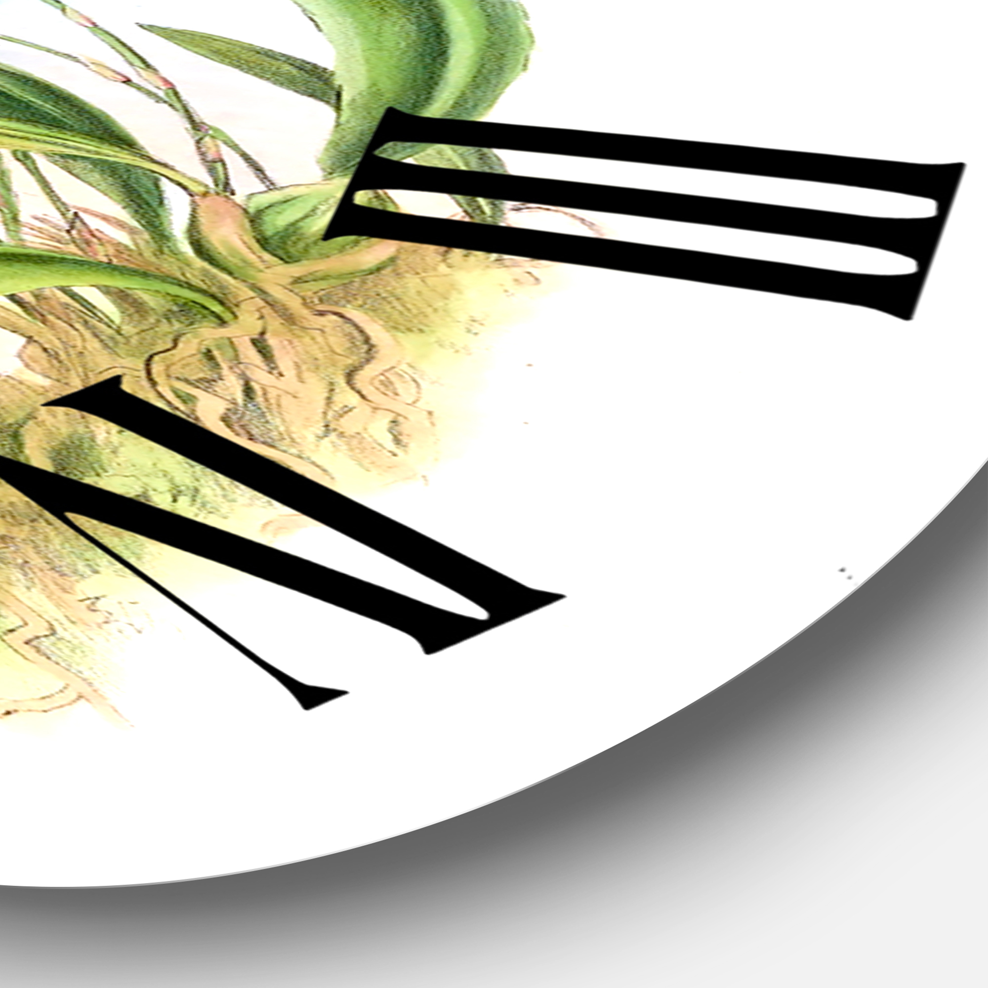Designart 1 in Quartz Traditional Wall Clock