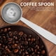 thumbnail image 5 of Cuchara dosificadora de café con soporte para espresso, acero inoxidable, herramientas para café y té, cuchara dosificadora, 1 pieza, color plateado, 5 of 8