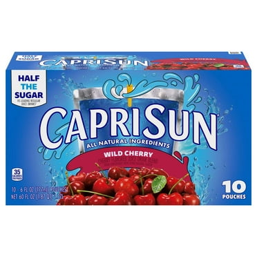Capri Sun Wild Cherry Juice Drink Blend 10 pk Pouches - 6 oz
