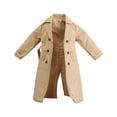 thumbnail image 4 of Gabardina para hombre y mujer, ropa hecha a mano para soldados de 15 cm. Caqui, 4 of 9