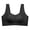 Black, variant on Alun Wireless Jelly Bras for Women Full Coverage Supportive T Shirt Bra Smoothing Seamless Lightweight Breathable Everyday Wear Bralette Gentle Support All-Day Lift Green L