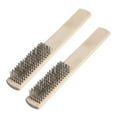 thumbnail image 3 of Soimiss 2Pcs Steel Wire Brush Set with Comfortable Grip and High Fatigue Resistance, 3 of 8