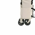 thumbnail image 5 of ENYOPRO Foldable Four-Wheel Wagon, Portable Wagon with All-Terrain Wheels & an adjustable handle, Utility Wagon for Outdoor, Shopping, Camping,Beige, 5 of 10