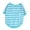 Blue, variant on Pet Clothes Stylish Striped Round Neck T Shirt for Small Dogs Korean Style Pet Shirt with Classic Design,25 cm,Blue