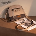 thumbnail image 4 of Wrangler Small Crossbody Bags for Women Shoulder Cute Purses and Handbags with Adjustable Strap, Khaki-Coffee, 4 of 8