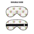 thumbnail image 2 of Goofa Mardi Gras Carnival1 Printed Sleep Eye Mask for Men Women, Zero Eye Pressure Sleeping Mask, Light Blocking Night Blindfold, Soft Eye Shade Cover, 2 of 7