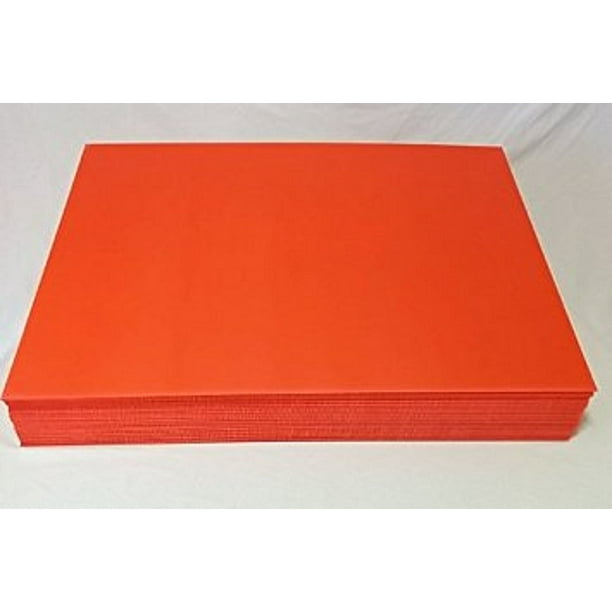 2 pack Corrugated Plastic 24x36 4mm Orange