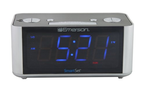 Emerson SmartSet Dual Alarm Clock Radio, 1.4" Jumbo LED Display, CKS1708 - image 4 of 8