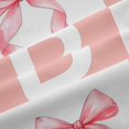 thumbnail image 5 of Erosebridal Kids Cute Pink Bowknot Curtains Pack of 2 (42x84 Each),Initial Alphabet B Curtains Blackout For Girls, 5 of 7