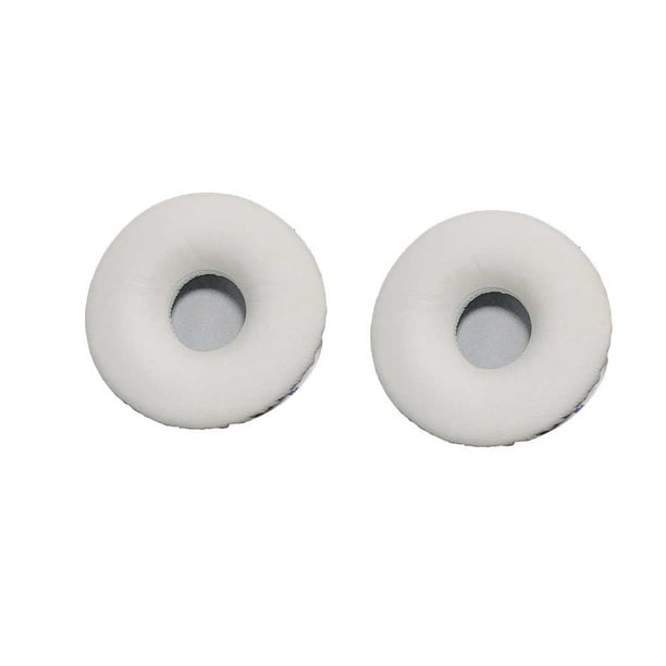 Cateissary Funda de 2 uds para almohadillas para los oídos, protección cómoda para orejeras, funda para ordenador, reemplazo de auriculares Relojes inteligentes Blanco