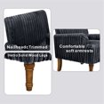 thumbnail image 4 of Leumius Modern Accent Chair with 9" Solid Wood Legs, Comfortable Upholstered Corduroy Armchair for Living Room Bedroom, Office Dark Gray, 4 of 7