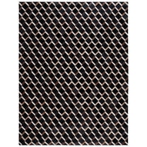 SAFAVIEH Studio Leather Rebecca Geometric Area Rug, Black/Brown, 8' x 10'