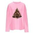 thumbnail image 4 of RXMEKW Chandail Molletonné Imprimé de Noël pour Femmes, Manches Longues Décontracté Col Rond, Coupe Ample, Noir, 4 of 4
