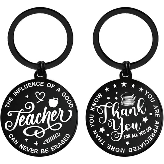 Teacher Gifts for Women, Appreciation Keychain from Student, Thank You Gifts for Teacher Birthday Christmas Retirement