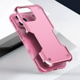 thumbnail image 4 of Case with Belt Holster Bundle for iPhone 14 Pro Max: Slim EX Hybrid Series Shockproof Case (Pink) and Vertical Rugged Nylon Phone Pouch (Green Camo), 4 of 9