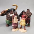thumbnail image 5 of Figuras de acción de Moana Maui Chief Tui Sina Heihei Tala, adornos coleccionables, muñeca Moana de la película Disney para regalos de cumpleaños infantiles, 5 of 5