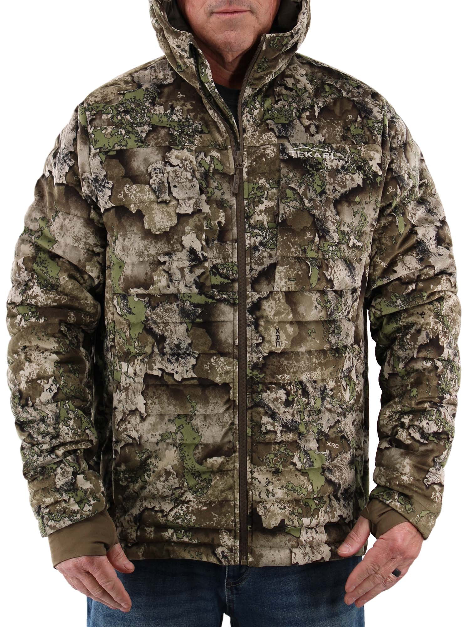 Tekari Men's Adrenaline TrueSuede Hunting Jacket, Camo, Small