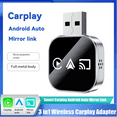 thumbnail image 2 of 3In1 Wireless Carplay Smart Mirror Link Carplay Android Auto USB Dongle Adapter Wired Carplay to Wireless Plug B, 2 of 7