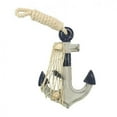 thumbnail image 3 of Hampton Nautical Anchor-303 Wooden Whitewashed 6" Nautical Anchor Decor, White, 3 of 4