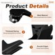 thumbnail image 3 of Uxcell 2Pcs Clips de Carpeta Extra Grande, 3.9" Clips de Metal para Manualidades DIY, Pinturas, Dibujos, Fotos, Snacks, Alimentos Suministros para el Hogar y Oficina, Negro, 3 of 7