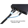thumbnail image 3 of 13mm-7.7m Self-closing Cable Cover Cable Sleeve Cable Cover Tidy Cable Management for Computer, Automotive - Black, 3 of 5