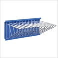 thumbnail image 1 of Adir Wall Mount Blueprint Rack - Blue Print Organizer, Poster Wall Mount Display, Map Storage Holder with 12 Pivot Brackets - Plan Rack for Office (Without Blueprint Clamps), 1 of 4