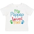 thumbnail image 3 of Inktastic My Pappap Loves Me Boys or Girls Toddler T-Shirt, 3 of 5