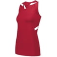 thumbnail image 4 of Holloway Sportswear L Womens PR Max Compression Jersey Scarlet/White 221337, 4 of 5