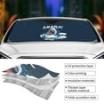 thumbnail image 4 of Kdxio Shark Print Front Windshield Sun Shade,Folding Auto Sunshade for Car Truck SUV-Medium, 4 of 7